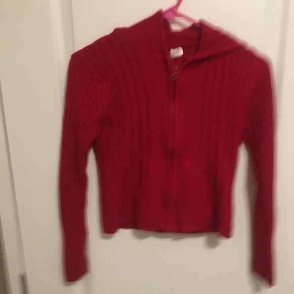 Derek Heart Other - Derek heart red super hooded sweater X large girls